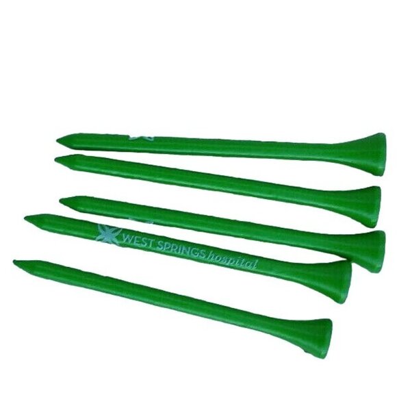 Pride Golf Tees Green Wood West Springs Hospital Lot 5 - Picture 1 of 3